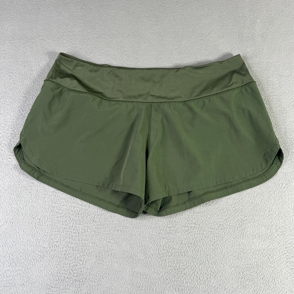 Vuori‎ Shorts Womens 32 Green Performance Activewear Running Gym Athletic